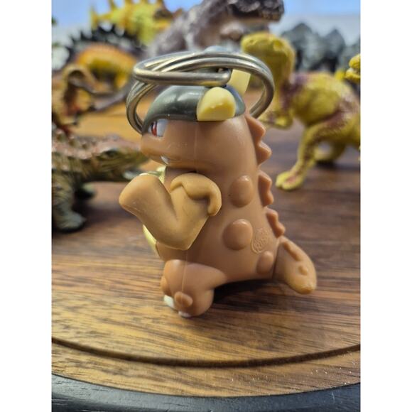 Kangaskhan Pokemon Keychain Vintage 1999 Keytag Keyring Bagtag Zipper Pull Gift - Picture 2 of 8